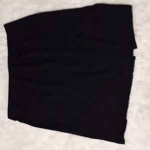 Black unlined SKIRT